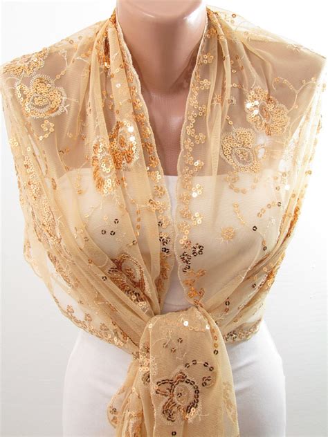 metallic fabric scarf|gold metallic scarves.